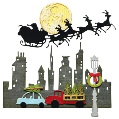 Abbildung von Sizzix Thinlits Die by Tim Holtz Vault Christmas Magic (12pcs) (666718)