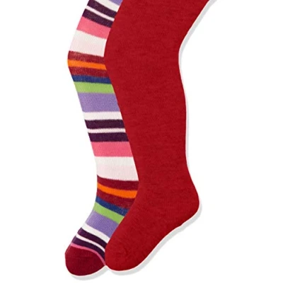 Abbildung von Playshoes Unisex Baby Strumpfhose Ringel 2er Pack 498940, 900 Rot, 62 68