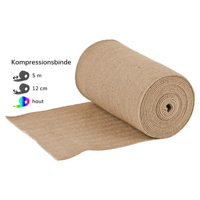 Abbildung von Compridur Kurzzugbinde 12 cm x 5 m 10 St