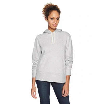 Abbildung von Amazon Essentials Damen Fleece Kapuzenpullover (in Übergröße erhältlich), Hellgrau Meliert, XXL