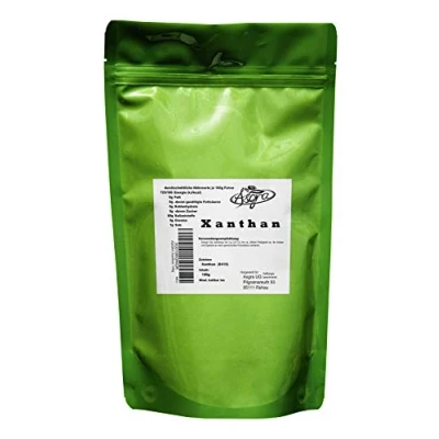 Abbildung von Birsppy 100g Xanthan E415 Mind. 1 Jahr MHD Bindemittel für gutes Gelingen Backen und Kochen wie die Profis im praktischen Beutel mit Zip Verschluß von Asgra