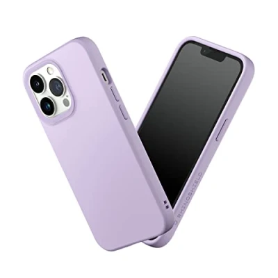Abbildung von RhinoShield Case kompatibel mit [iPhone 13 Pro] SolidSuit Stoßdämpfende &amp; schlanke Schutzhülle Premium Finish 3.5 Meter Fallschutz Austauschbare Kamera Ringe Violett