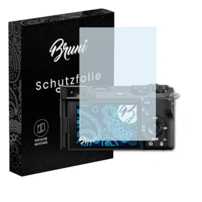 Abbildung von Bruni Schutzfolie kompatibel mit Sony Alpha a6700 Folie, glasklare Displayschutzfolie (2X)