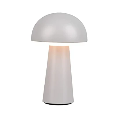 Abbildung von Reality Leuchten LED Akku Außentischleuchte Lennon R52176177, Kunststoff Ultimate Grau, inkl. 2x Watt LED, Touch Dimmer