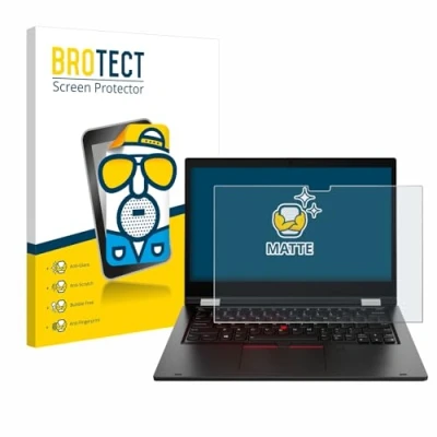 Abbildung von BROTECT Entspiegelungs Schutzfolie für Lenovo ThinkPad L13 Yoga Matte Displayschutz Folie, Anti Reflex, Fingerprint