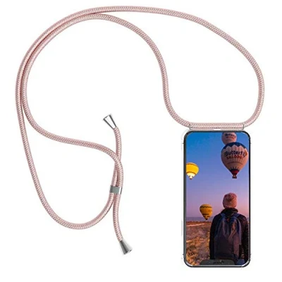 Abbildung von YuhooTech Handykette Hülle für iPhone 11 Handyhülle, Smartphone Necklace mit Band Handyhülle Kordel Umhängenband Schnur Case zum umhängen