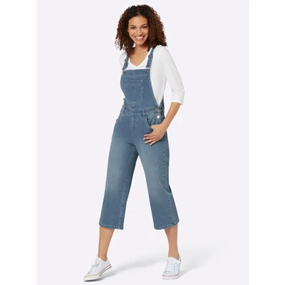 Abbildung von Casual Looks Jeanslatzhose, (1 tlg.)