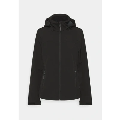 Abbildung von Icepeak Brenham Softshelljacke, Damen, Größe: 36, Black