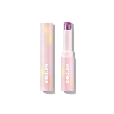 Abbildung von SHEGLAM Kristall Gel Glanz Stick Lidschatten Eyeliner Aufheller Bleistift Wachsmalstift mit Pinsel, leicht zu verblenden langanhaltender schimmernder Lilac Luster