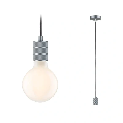 Abbildung von Paulmann 78434 Pendelleuchte Neordic Tilla ohne Leuchtmittel max. 60 Watt Hängeleuchte Alu Metall E27