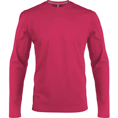 Abbildung von Herren T Shirt langarm (XL, fuchsia)