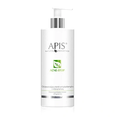 Abbildung von Apis Akne Stop antibakterielle Reinigung Tonic. mit grünem Tee 500ml