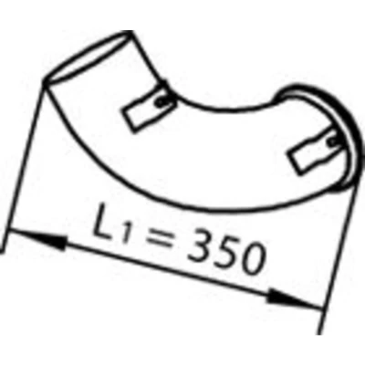 Abbildung von Auspuffrohr DINEX DIN81730