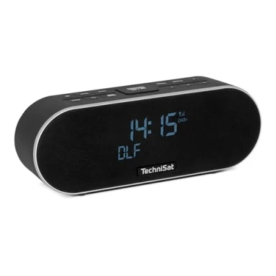 Abbildung von TechniSat DIGITRADIO 53 BT Premium Stereo Radiowecker mit USB Ladefunktion (DAB+, UKW, Uhr / Datumsanzeige, Doppel Alarm, Sleeptimer, Snooze, Lichtsensor, Bluetooth Audiostreaming, 20 W) schwarz