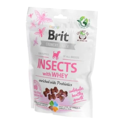 Abbildung von Brit Dog Crunchy Cracker Puppy Hundesnacks Insekten Probiotika 200...