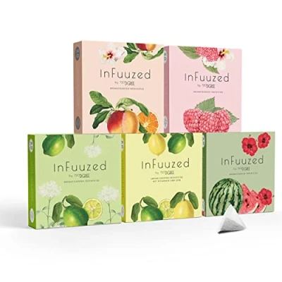 Abbildung von 720DGREE &quot;InFuuzed&quot; Geschmack 5 Sorten Probierangebot 100 Beutel mind. 50 Liter Ohne Zucker, Keine Kalorien Für Deine Trinkflasche: Natürlich leckere Getränke einfach immer &amp; überall genießen