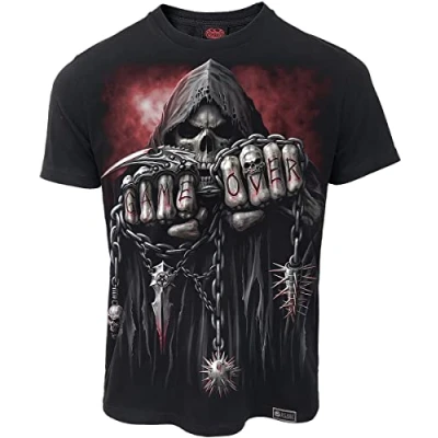 Abbildung von Spiral Herren M153 T Shirts Shirt, Black, S