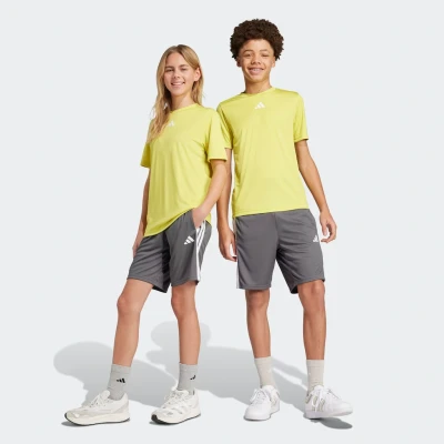 Abbildung von adidas Performance Essentials Junior Unisex SET Sport Tshirt für Kinder, Größe: 116, Pure sulfur/white