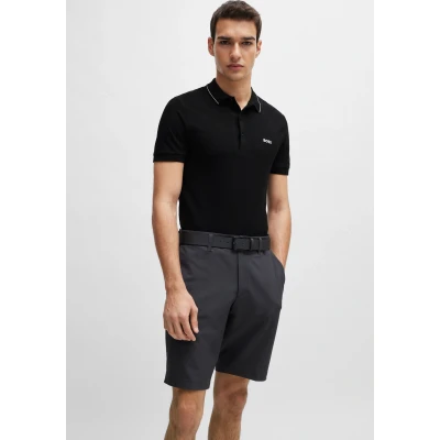 Abbildung von BOSS Paule Poloshirt, Herren, Größe: Medium, Black