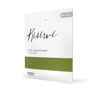 Abbildung von D&#039;Addario Organic Reserve Blätter für Altsaxophon, Stärke 3,0, einzeln verpackt, 3er Packung
