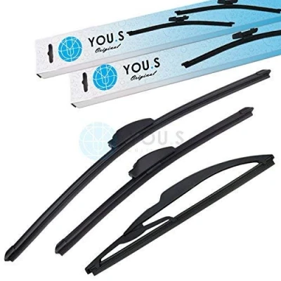 Abbildung von YOU.S SCHEIBENWISCHER SET VORNE + HINTEN 550 400 260 mm (3 Stück)