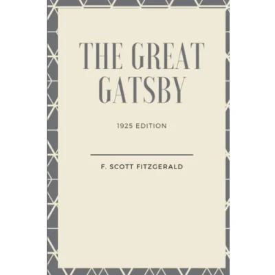 Abbildung von The Great Gatsby by F. Scott Fitzgerald American Classic Novel 1925 Original Edition