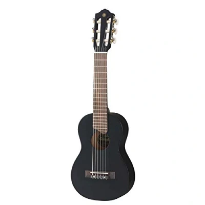 Abbildung von Yamaha Acoustic Guitalele, GL1 Ein Hybrid aus Gitarre und Ukulele (70 cm) mit 6 Saiten (3 Nylon / 3 Metall umsponnen, allgemein als Nylonsaitensatz bekannt) passender Gig Bag Schwarz