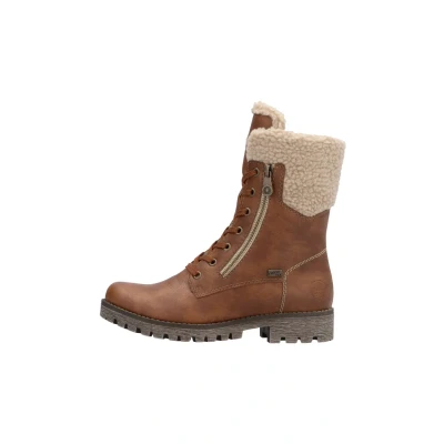 Abbildung von Rieker Snowboot/Winterstiefel, Damen, Größe: 43, Nougatbraun Schuhe