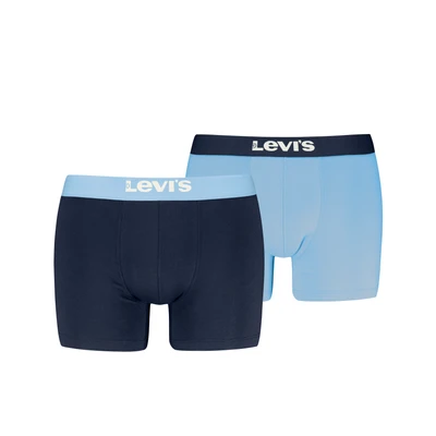 Abbildung von Levi&#039;s® Slip LEVIS MEN SOLID BASIC BOXER BRIEF ORGANIC CO 2P (2er Pack) mit Logobund