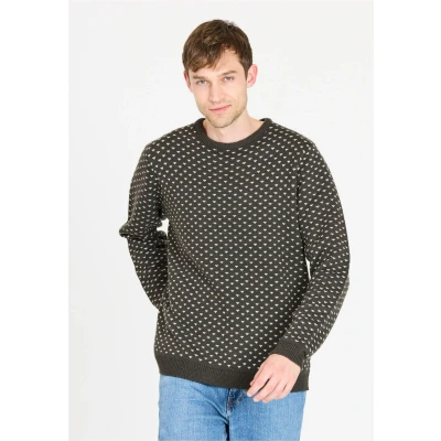 Abbildung von Whistler Borge Strickpullover, Herren, Größe: 4XL, Dark grey melange