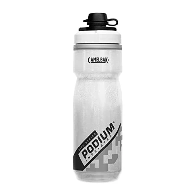 Abbildung von Camelbak Podium Dirt Series Chill Sportwasserflasche, Quetschflasche, Lauf und Fahrradwanderung Weiß