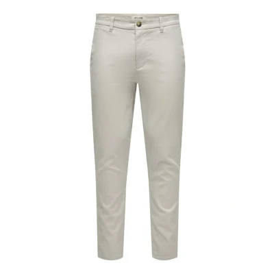 Abbildung von Only &amp; Sons Onsmark PETE SLIM Dobby Chino, Herren, Größe: 28x30, Limestone