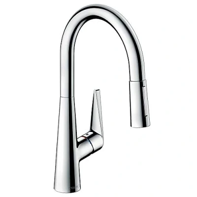 Abbildung von hansgrohe Talis S Einhebel Küchenarmatur, Komfort Höhe 200mm mit ausziehbarer Brause, Chrom
