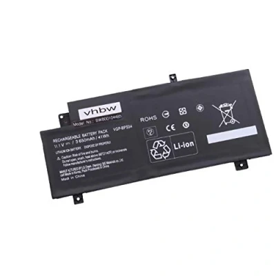 Abbildung von vhbw 1x Akku Ersatz für Sony VGP BPS34 Notebook (3600 mAh, 11,1 V, Li Ion) Infochip