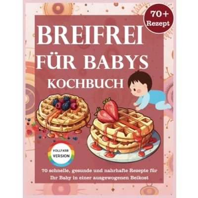 Abbildung von Breifrei für Babys Kochbuch: 70 schnelle, gesunde und nahrhafte Rezepte Ihr Baby in einer ausgewogenen Beikost