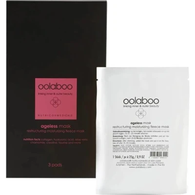 Abbildung von Oolaboo Enwrap Face Hydrating Fleece Mask 3 Stk.