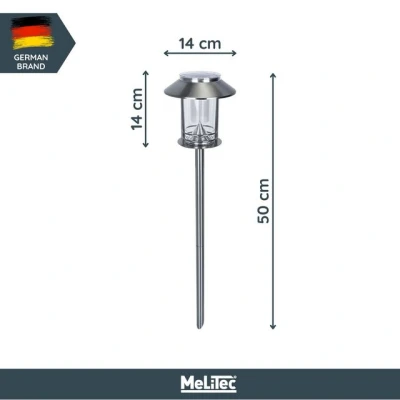 Abbildung von MeLiTec LED Solarleuchte Solar Gartenleuchte, SO26, Prag, nein