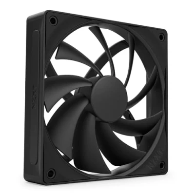 Abbildung von NZXT F120Q 120 mm Quiet Airflow PC Gehäuselüfter Ansaug oder Abluftbetrieb Abgeschrägter Rahmen für einen konzentrierten Luftstrom Hydrodynamische Gleitlager Leise PWM Steuerung Schwarz