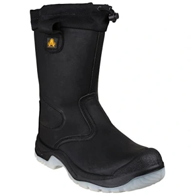 Abbildung von Amblers FS209 Herren Wasserfest Sicherheitsschuhe Sicherheitsstiefel Stiefel Schwarz EUR 42