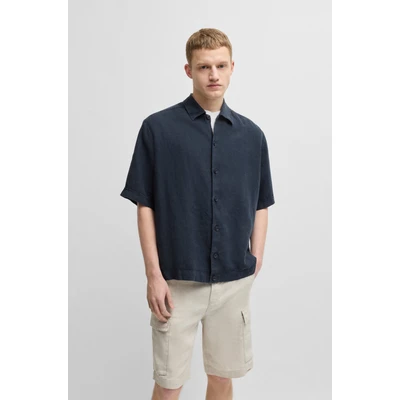 Abbildung von BOSS Lapoully Hemd, Herren, Größe: XXL, Dark blue