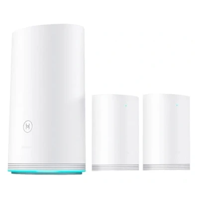 Abbildung von Huawei WiFi Q2 Pro (1 Base + 2 Satellite), Weiß, Tabletop Router, Dual Band (2,4 GHz/5 GHz), Wi Fi 5 (802.11ac), 1167 Mbit/s, 4 (802.11n), (802.11ac)