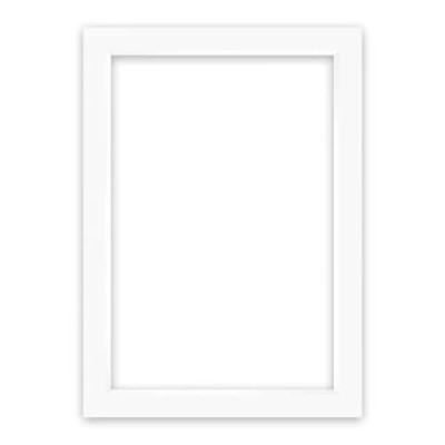 Abbildung von nielsen Conservation Passepartout Karton 1,5 mm Außenformat 50x70 cm für Bildformat 40x60 Reinweiß (hellweiß) Glatte Oberfläche