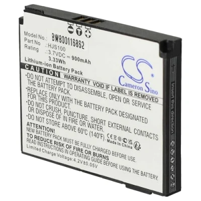 Abbildung von vhbw Akku kompatibel mit Becker HJS100, HJS 100, Map Pilot GPS Navigation Navi (900mAh, 3,7V, Li Ion)