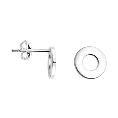 Abbildung von SOFIA MILANI Damen Ohrringe 925 Silber Ohrstecker als Kreis Rund 20573