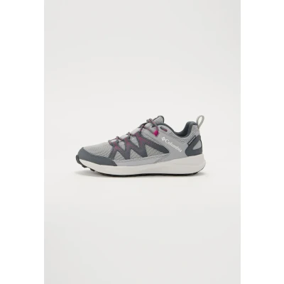 Abbildung von Columbia Youth Peakfreak RUSH Unisex Hikingschuh für Kinder, Größe: 36, Steam/fuchsia Leder und textil