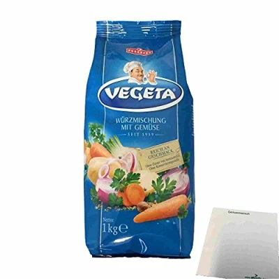 Abbildung von Podravka Vegeta Gewürzmischung mit Gemüse (1kg Beutel) + usy Block