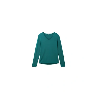 Abbildung von TOM Tailor Strickpullover, Damen, Größe: 34, Grün