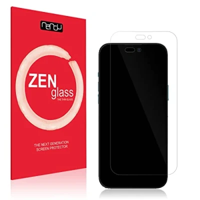 Abbildung von ZenGlass (2 Stück Flexible Glas Folie kompatibel mit Apple iPhone 15 Schutzfolie I Display 9H