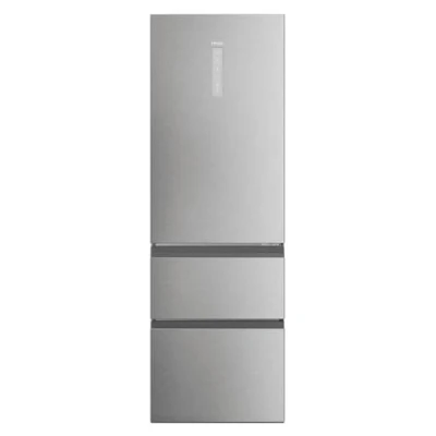 Abbildung von Haier 3D 60 SERIE 5 HTW5618DNMG Kühl Gefrierkombination/Total No Frost/Smart hON App/Easy Access Gefrierschubladen bis zu 30% sparen/MyZone Pro/XXL Nutzinhalt / 35 db(A) Edelstahlfront