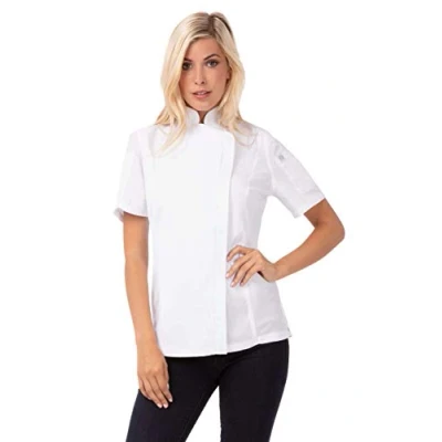 Abbildung von Chef Works Damen Springfield Coat Kochjacke, Weiss/opulenter Garten, Medium